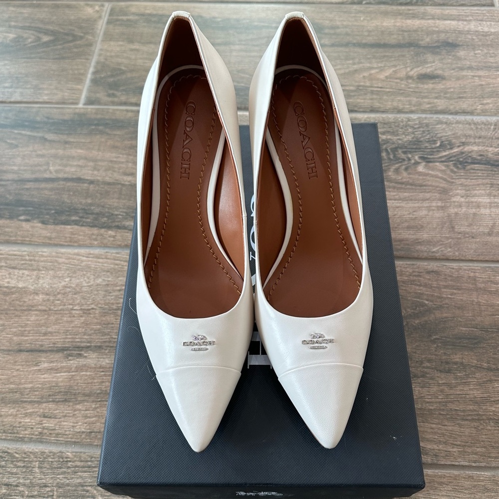 Women’s size 9 Coach heels.  Worn once